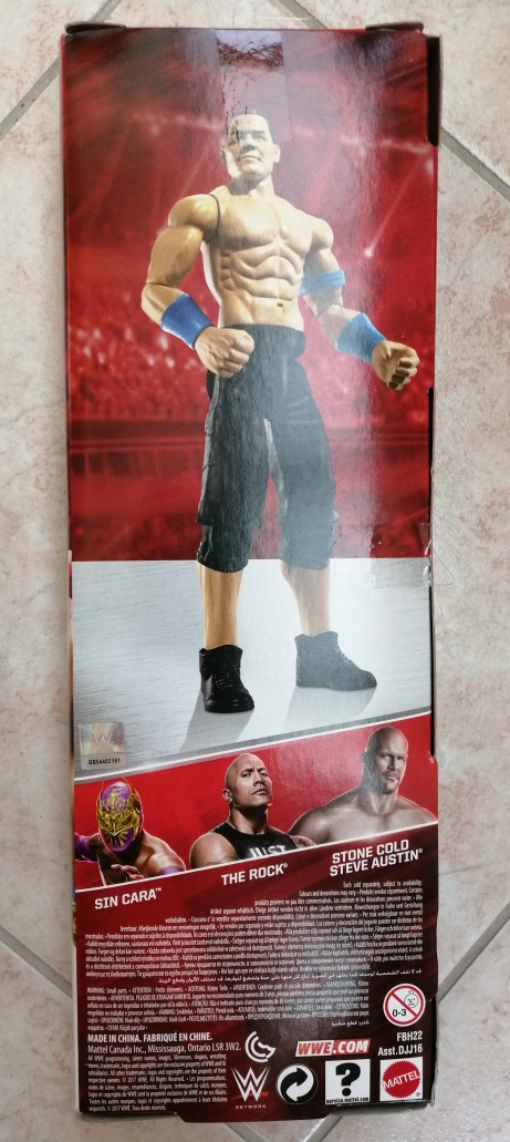 ACTION FIGURE WWE JOHN CENA (30 cm) MATTEL FBH22 ANNO 2017 NEW  BOX