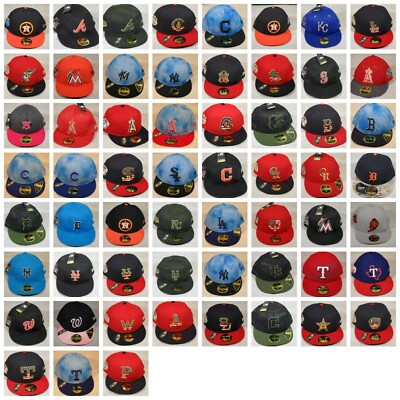 New Era MLB Authentic 59FIFTY 5950 Fitted Baseball Hat Cap Many Teams You Choose