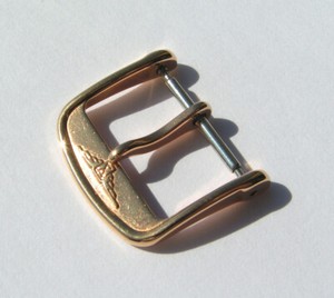 Authentic Longines 18mm Buckle Gold Plated polished I563