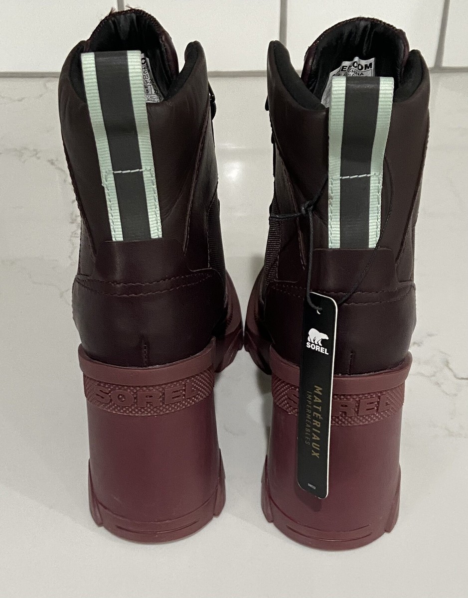 Sorel Brex Heel Lace Bootie Color New Cinder, Sea Sprite Women's