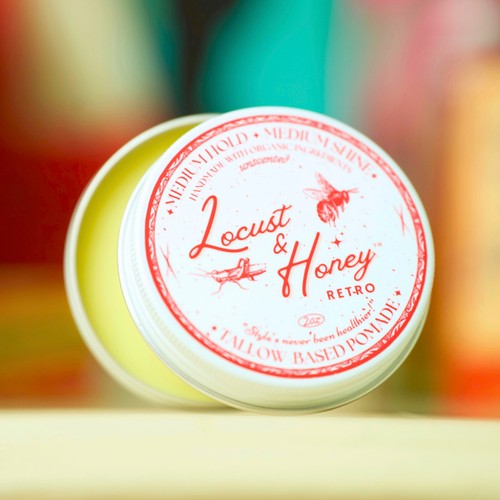 The Retro-ORGANIC Tallow-Based Pomade 100% Natural, Uncented *Medium Hold &Shine - Picture 3 of 10