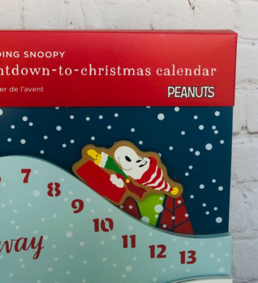 snoopy-sledding-countdown-to-christmas-calendar-wood-advent-hallmark-ebay
