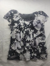 I.N. STUDIO PETITE Blouse Size P/M Sleeveless Breathable