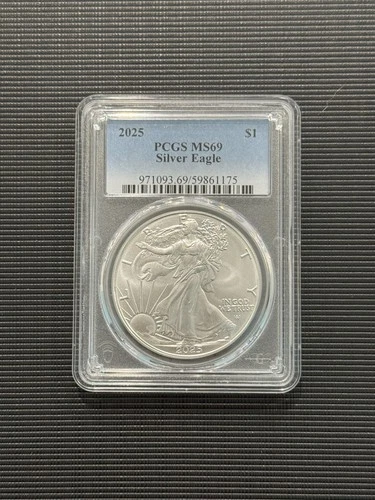 2025 American Silver Eagle MS-69 PCGS