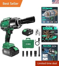 Impact Wrench 1/2 Cordless, 1200N.m 900ft-lbs, 4000RPM | 890Ft-Lbs/1200N.m, 4...