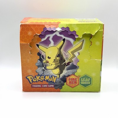Pokemon EX Fire Red & Leaf Green Empty Booster Box - BOX ONLY NO PACKS
