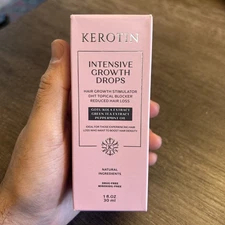 Kerotin Intensive Growth Hair Drops Hair Growth Stimulator 30 ML / 1 FL OZ