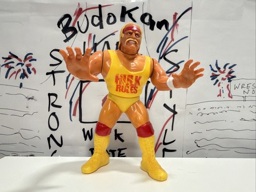 WWF Hulk Hogan Hasbro Wrestling Figure WWE 1990 Se...