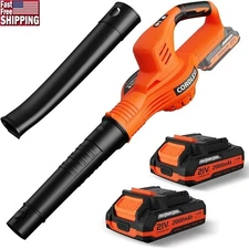 Cordless Leaf Blower 21V 150MPH Battery Powered Adjustable Speed Lightweight New