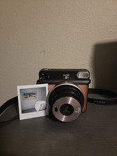 Fujifilm 108076174 Instax Square SQ6 Instant Film Camera - Blush Gold TESTED