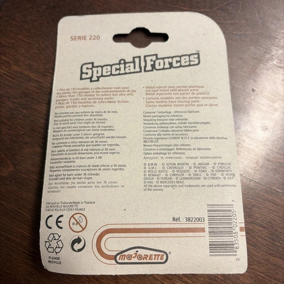 Majorette Fuerzas Especiales, Serie 220-5 Policía Militar con Figuras Foto 2 de 2