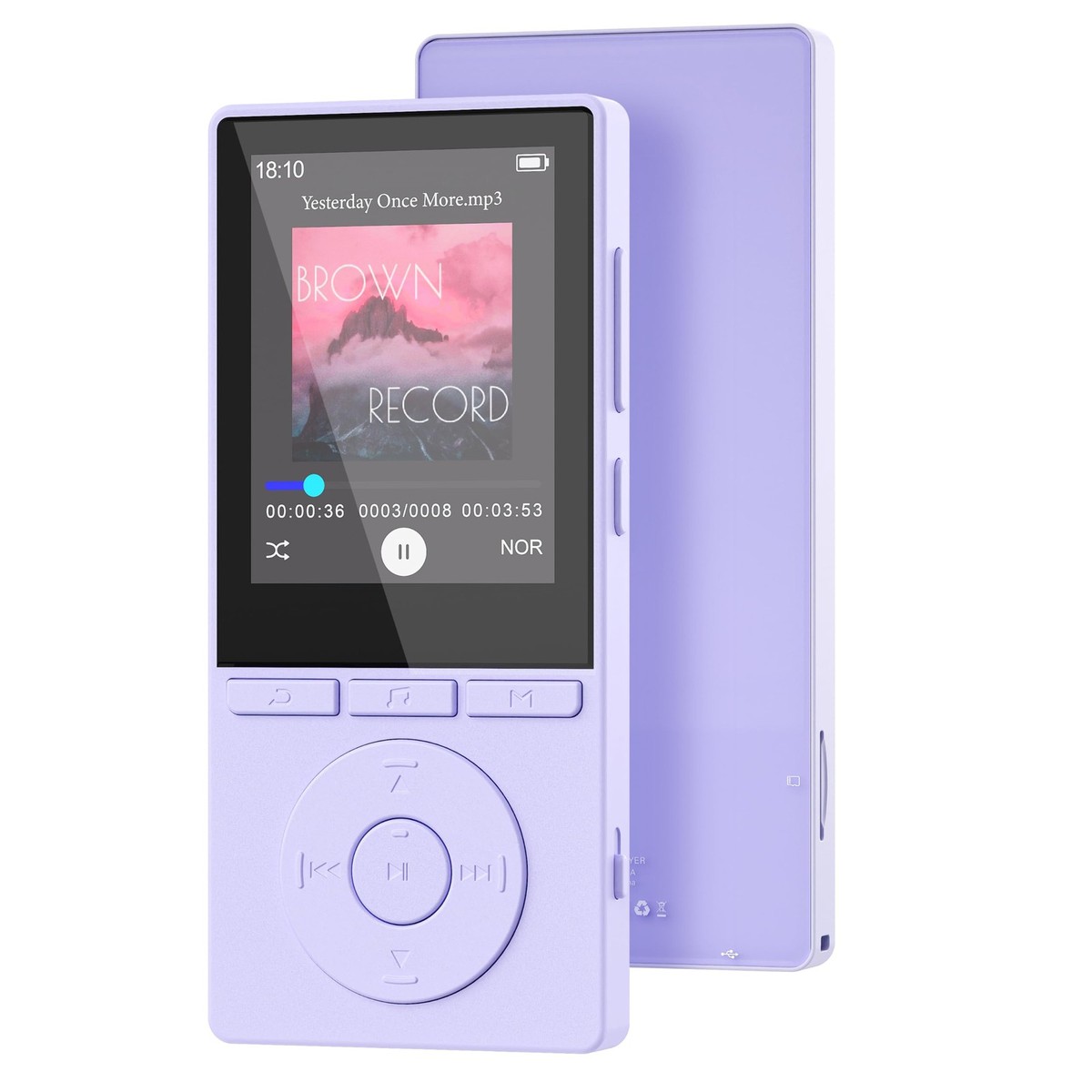 64GB MP3 Player with Bluetooth 5.3, Music Player with HiFi Sound
