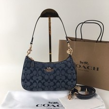 COACH Teri Shoulder Bag Signature Chambray CH139 outlet New