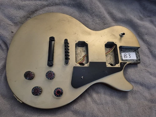 Epiphone By Gibson Les Paul 100 LP100 Electric Guitar Body Gold Top + Bridge