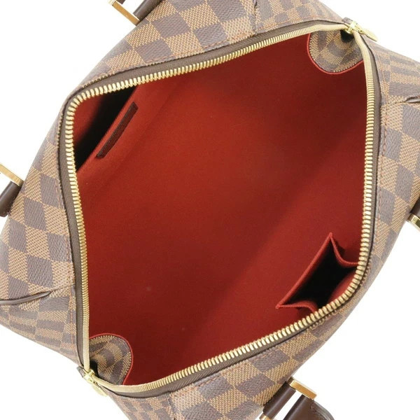 Louis Vuitton N41434 Libera MM Handbag Damier Canvas Brown Women