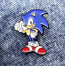 Pin's Pins Émail NEUF Sonic The Hedgehog Rétrogaming Enamel Lapel Pin (Réf 2a)