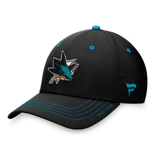 Herren Fanatics schwarz San Jose Haie authentisch Pro Rink Flex Hut