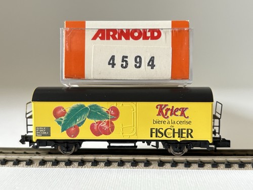 Arnold 4594 FR Sondermodell Frankreich SNCF KRIEK Fischer Güterwagen Rarität OVP | Condition: Gebraucht