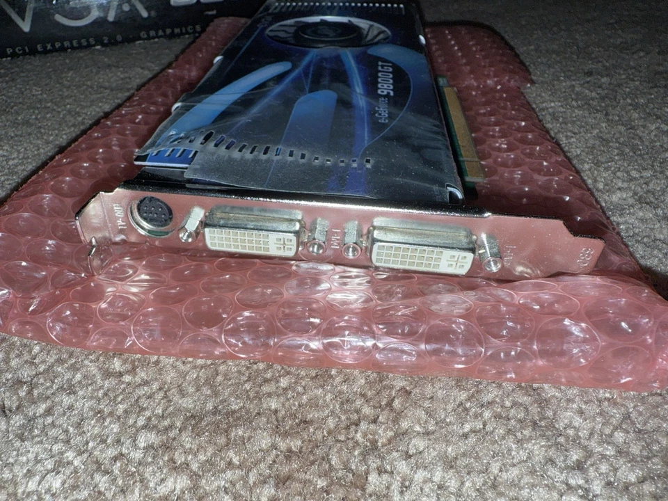 NVIDIA GeForce 9800 GT 512MB DDR3 PCI-E 2.0 EVGA Graphics Card - Image 2 of 3