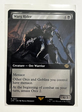 MTG – Lord of the Rings – Warg Rider Extended – Rare 0831