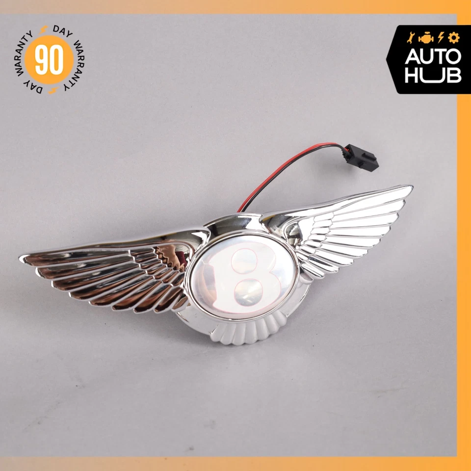 13-15 Bentley Continental GTC GT Trunk Lid Unlock Release Handle Emblem OEM 49k - Image 2 of 4