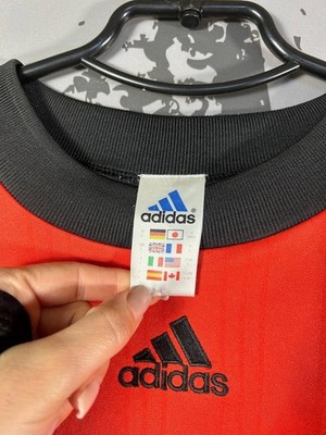 Adidas Vintage Jersey Football Soccer Goalkeeper Shirt 90s 00s Men