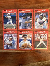 1990 MLB Donruss Baseball CARDS 220, 225, 226, 229, 230, 233 Lot