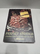 Perfect Endings: Chocolate Dessert And Beverage Cook Book 1962 Nestle Vintage 