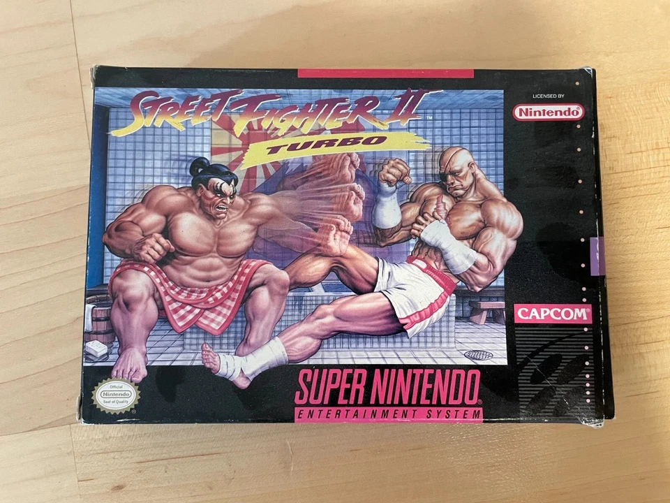 Street Fighter II 2 Turbo (1991, SNES Super Nintendo) Original, Complete CIB - Image 2 of 4