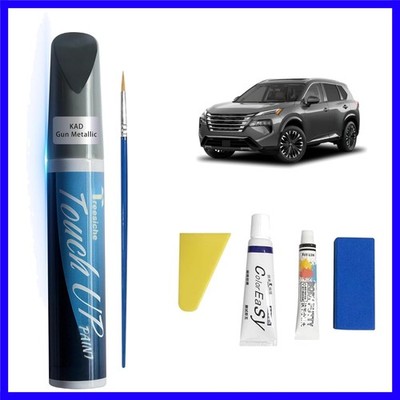 Gun Metallic KAD Touch Up Paint for Nissan Exact Match,Car PaintPen Scratch Repa