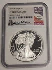 2019 W Proof American Silver Eagle ~ NGC PF70 UC ~ 1 oz .999 Silver ASE Cabral