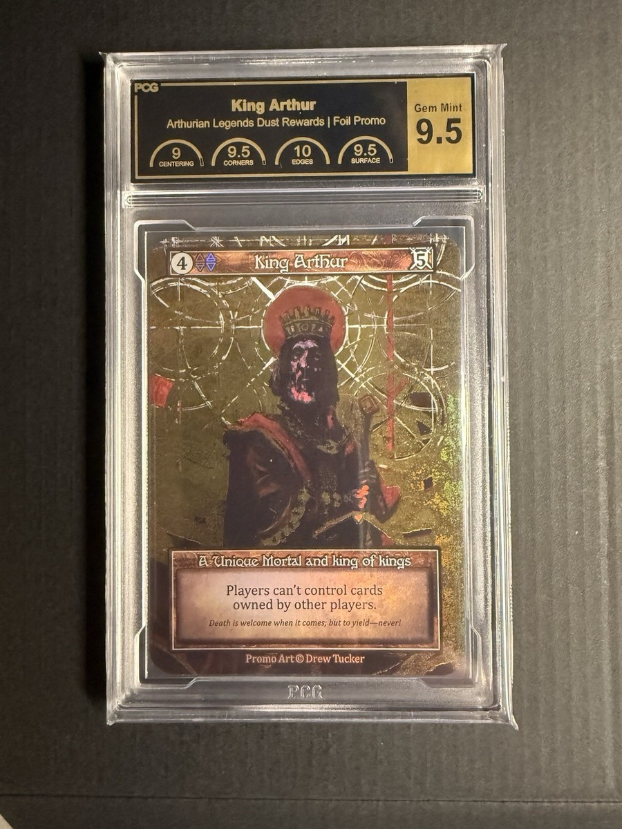 Sorcery TCG Foil King Arthur Arthurian Legend Dust Promo PCG