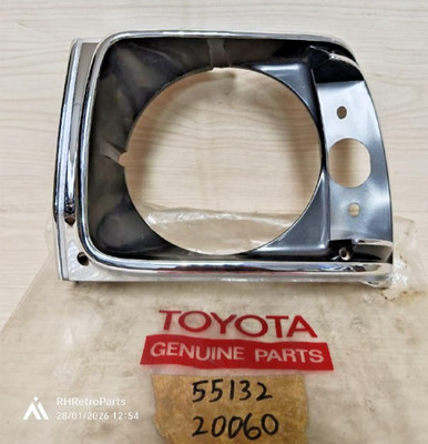 TOYOTA CORONA 2000 GT HEADLIGHT BEZEL LEFT SIDE ONLY 1973-79 N.O.S