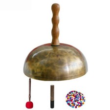 Mini Meditation Bowl Metal Handheld Detachable Tone Mallet Nepalese Buddha Sound