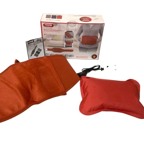 Borsa Acqua Calda Fascia Termica Elettrica Ricaricabile Dolori Lombari Addominal - Afbeelding 7 van 8