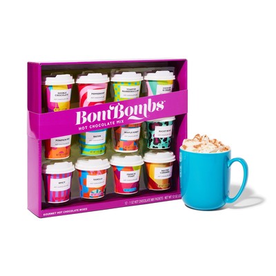 Bombombs, Hot Chocolate Mix Gift Set with Mini Cup Packaging, Dessert Flavors In
