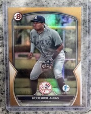 Roderick Arias #BP135 2023 Bowman 1st Prospect Gold /50 NY Yankees