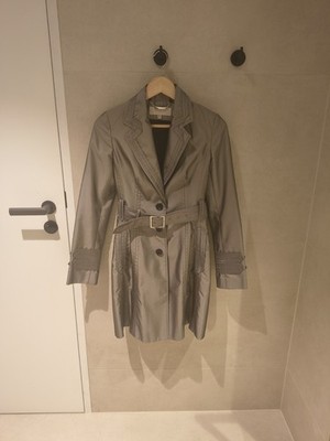 Beautiful Quality Silver Karen Millen Trench UK Size 6