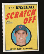2019 Topps Heritage 1970 Topps Scratch-Offs #8 - Anthony Rizzo 19-169