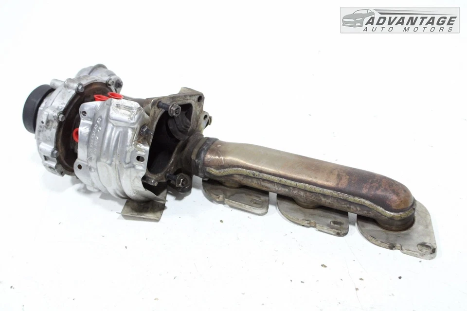 2013-2014 MERCEDES BENZ GL450 4.7L V8 LEFT TURBOCHARGER & EXHAUST MANIFOLD OEM - Image 3 of 4
