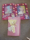 Vtg. Barbie 1986 Pet Show Fashions Matel Set Of 3