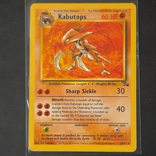 Wizards of the Coast Pokémon Kabutops Fossil 24/62 Rare Regular 60 HP Unlimited on eBay