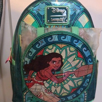Loungefly Disney Princess Stained Glass Collection: Moana Mini-Backpack