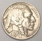 1936 Buffalo Indian Head Nickel 5 Cents Coin VF+