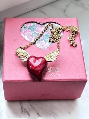 Drachenfels  Design   Kette  ''Herz''  Collier   Halskette   Vintage / Unisex 