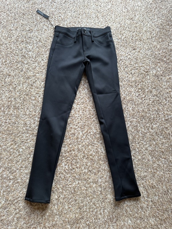 NWT J Brand Jeans Womens 25 Black Super Skinny Straight odyssey 