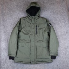 Spyder Jacket Mens Medium Olive Hooded Insula...