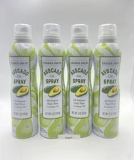 4 Packs Trader Joe's Avocado Oil Spray All-Purpose High Heat Cooking Oil 5oz X 4