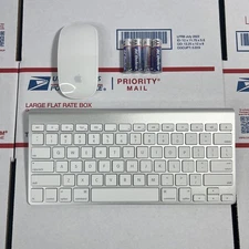 GENUINE Apple A1314 & A1296 Wireless Keyboard & Mouse -SAME DAY SHIP- WARRANTY: