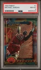 1993 Michael Jordan Topps Finest #1 PSA 8 Graded Basketball Card Bulls
